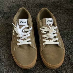 VANS brand new without tags. Olive green, feels like suede.
